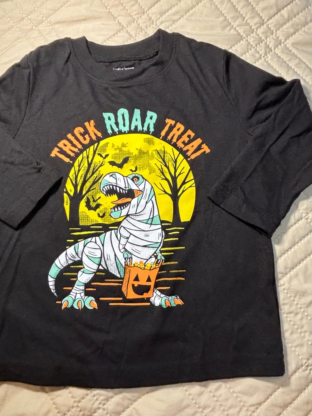 Children’s Place 18-24M Halloween 'Trick Roar Treat' Graphic Tee